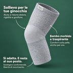 Ginocchiera Premium in Tessuto Bamboo